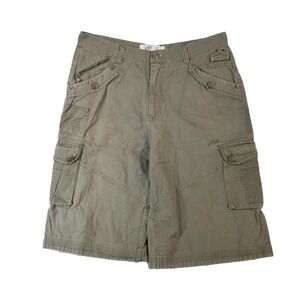Most Official Seven cargo shorts men's 38x14 khaki green outdoor urban hip hop‎